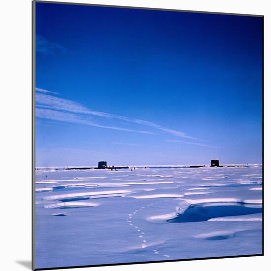 Submarines Submerged at North Pole-null-Mounted Photographic Print