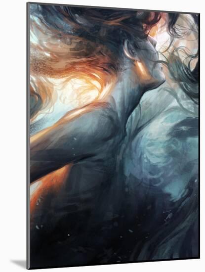Submerge-Charlie Bowater-Mounted Art Print