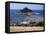 Submerged Causeway at High Tide, Seen Over Rooftops of Marazion, St. Michael's Mount, England-Tony Waltham-Framed Stretched Canvas