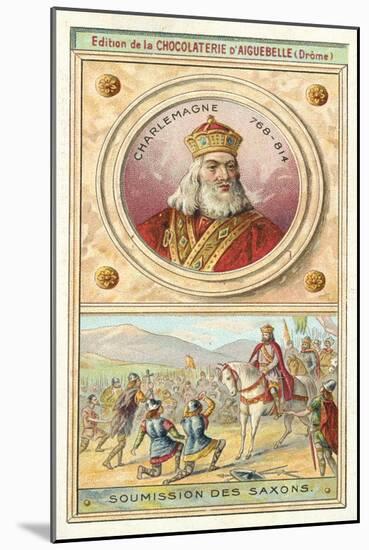 Submission of the Saxons to Charlemagne, 785-null-Mounted Giclee Print