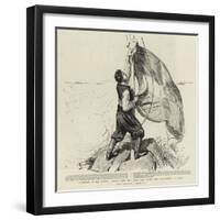 Submission to the Powers Hauling Down the Greek Flag During the Bombardment of Canea-null-Framed Giclee Print