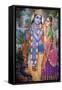 Subramaniam Swamy Temple, painting of Krishna and Radha-Godong-Framed Stretched Canvas
