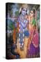 Subramaniam Swamy Temple, painting of Krishna and Radha-Godong-Stretched Canvas