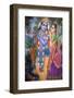 Subramaniam Swamy Temple, painting of Krishna and Radha-Godong-Framed Photographic Print