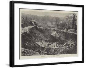 Subsidence of St Catherine's Tunnel, Guildford-null-Framed Giclee Print