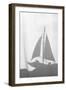 Substance, Silhouette, Sailing Ship-Nikky-Framed Photographic Print