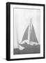 Substance, Silhouette, Sailing Ship-Nikky-Framed Photographic Print