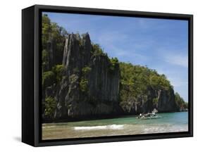 Subterranean River National Park, Sabang Town, Palawan, Philippines, Southeast Asia-Kober Christian-Framed Stretched Canvas