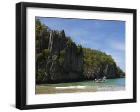 Subterranean River National Park, Sabang Town, Palawan, Philippines, Southeast Asia-Kober Christian-Framed Photographic Print