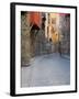 Subterranean Street with Houses Built Above, Guanajuato, Mexico-Julie Eggers-Framed Photographic Print