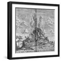 Subterranean World; Mundus Subterraneus-Athanasius Kircher-Framed Giclee Print