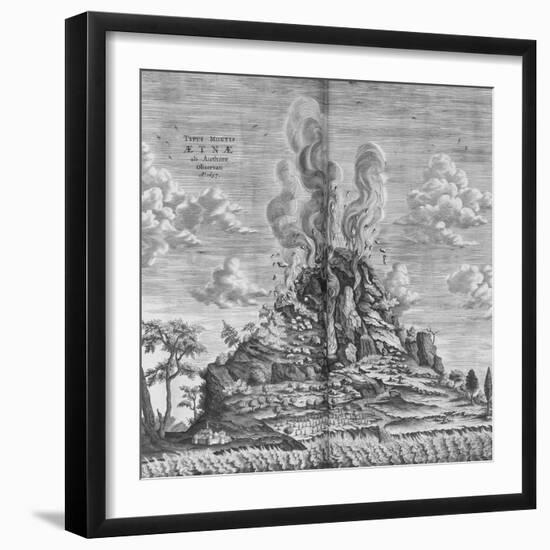 Subterranean World; Mundus Subterraneus-Athanasius Kircher-Framed Giclee Print