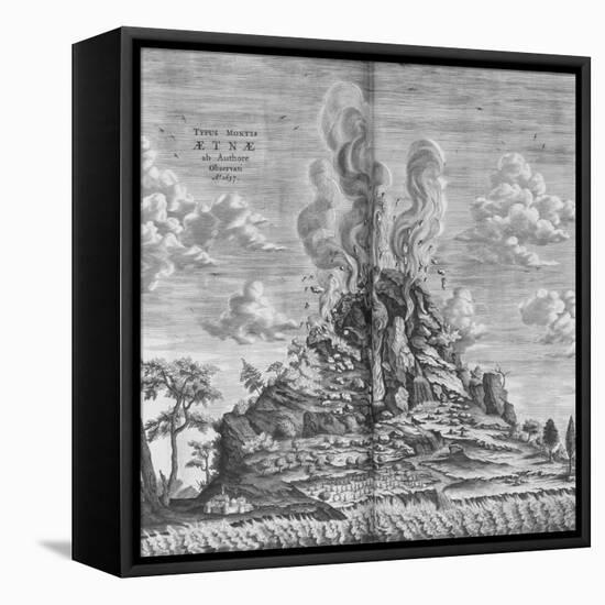 Subterranean World; Mundus Subterraneus-Athanasius Kircher-Framed Stretched Canvas