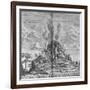 Subterranean World; Mundus Subterraneus-Athanasius Kircher-Framed Giclee Print