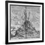 Subterranean World; Mundus Subterraneus-Athanasius Kircher-Framed Giclee Print