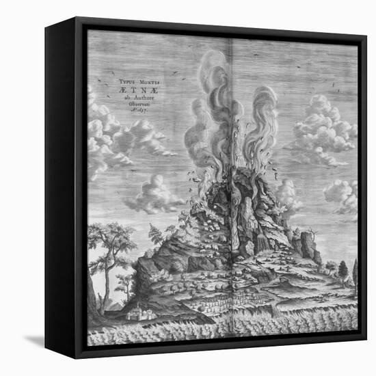 Subterranean World; Mundus Subterraneus-Athanasius Kircher-Framed Stretched Canvas