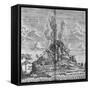 Subterranean World; Mundus Subterraneus-Athanasius Kircher-Framed Stretched Canvas