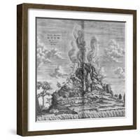 Subterranean World; Mundus Subterraneus-Athanasius Kircher-Framed Giclee Print