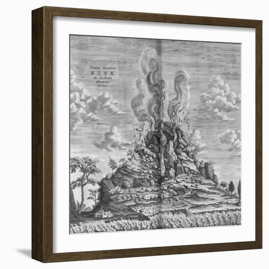 Subterranean World; Mundus Subterraneus-Athanasius Kircher-Framed Giclee Print