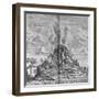 Subterranean World; Mundus Subterraneus-Athanasius Kircher-Framed Giclee Print