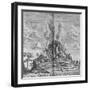 Subterranean World; Mundus Subterraneus-Athanasius Kircher-Framed Giclee Print