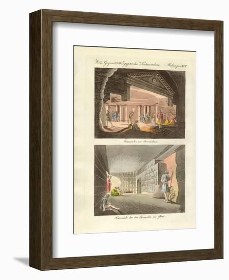 Subterraneous Curiosities in Egypt-null-Framed Giclee Print