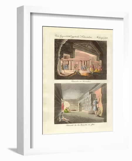 Subterraneous Curiosities in Egypt-null-Framed Giclee Print