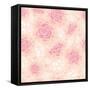 Subtle Art Flowers Seamless Pattern Background-Oksancia-Framed Stretched Canvas