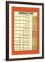 Subtraction-null-Framed Art Print