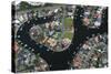 Suburban aerial of Surfers Paradise, Gold Coast City, Queensland, Australia-John Gollings-Stretched Canvas