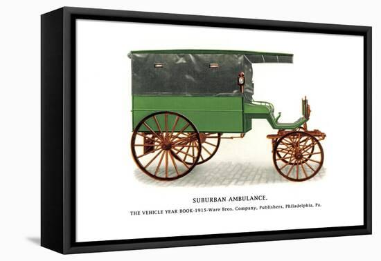 Suburban Ambulance-null-Framed Stretched Canvas