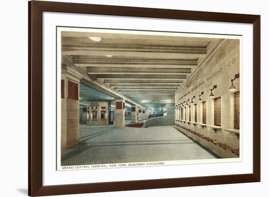 Suburban Concourse, Grand Central Station-null-Framed Art Print