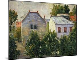 Suburban Garden Near Asnieres, 1883-Paul Signac-Mounted Giclee Print