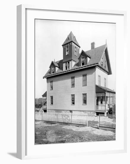 Suburban Home in the Bronx-null-Framed Photographic Print