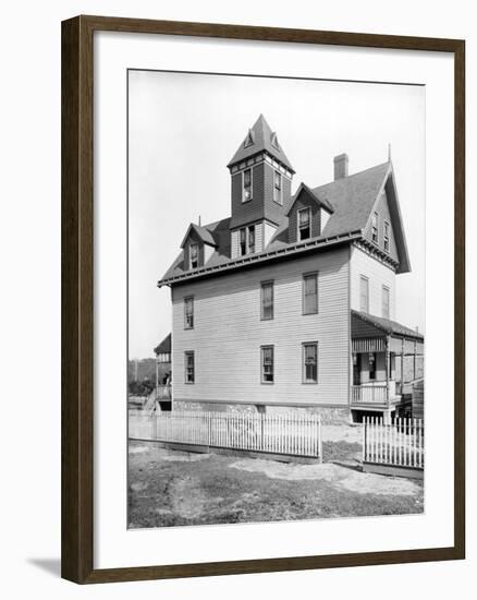 Suburban Home in the Bronx-null-Framed Photographic Print