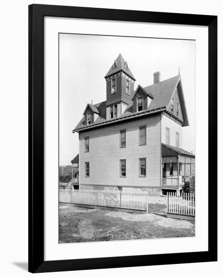 Suburban Home in the Bronx-null-Framed Photographic Print