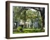 Suburban House in Antibellum Style of Architecture, Mobile, Alabama, USA-Anthony Waltham-Framed Premium Photographic Print