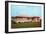 Suburban House, Retro-null-Framed Art Print