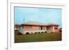 Suburban House, Retro-null-Framed Premium Giclee Print