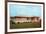 Suburban House, Retro-null-Framed Premium Giclee Print