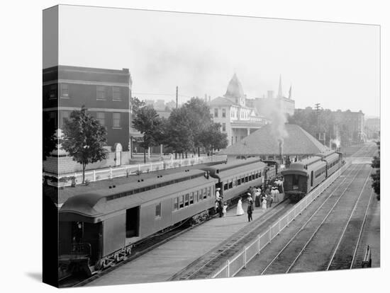 Suburban Station, Petoskey, Mich.-null-Stretched Canvas