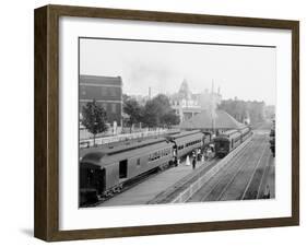 Suburban Station, Petoskey, Mich.-null-Framed Photo