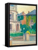 Suburban Street, 1913-14-Spencer Frederick Gore-Framed Stretched Canvas