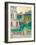 Suburban Street, 1913-14-Spencer Frederick Gore-Framed Giclee Print