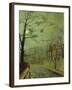 Suburban Street by Moonshine-John Atkinson Grimshaw-Framed Giclee Print