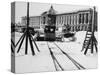 Suburban Train Station in Fornt of the Academy of Arts, St Petersburg, Russia, C1896-C1898-null-Stretched Canvas