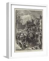 Suburban Water-Carts-Ebenezer Newman Downard-Framed Giclee Print