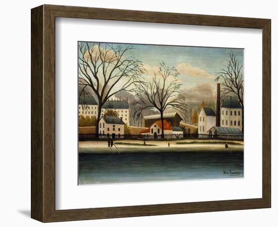 Suburbs; Banlieue, C.1896-Henri Rousseau-Framed Giclee Print