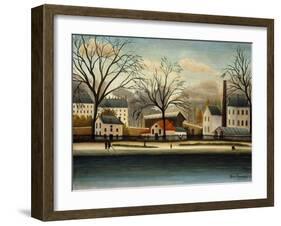 Suburbs; Banlieue, C.1896-Henri Rousseau-Framed Giclee Print