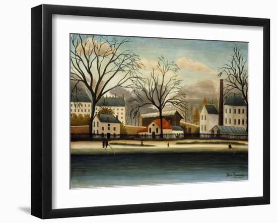 Suburbs; Banlieue, C.1896-Henri Rousseau-Framed Giclee Print